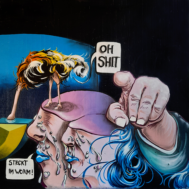 OH SHIT OSTRICH 2020 – 5m x 4m