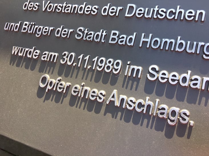 Gedenktafeln Alfred Herrhausen Bad Homburg v. d. Höhe