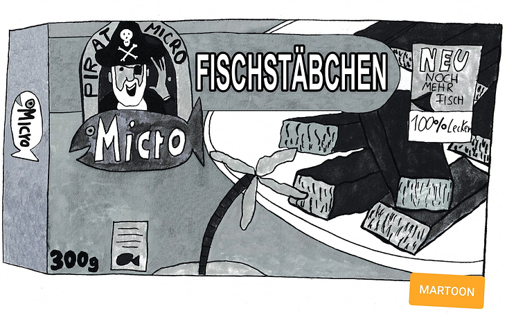 Hier ist meine erste „Inktober20“ Illustration zum Thema „Fisch“. Ich bekomme gerade, große Lust auf Fischstäbchen.