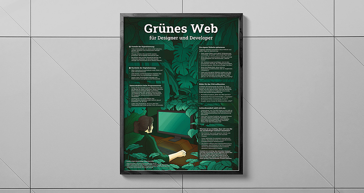 Poster: Grünes Web