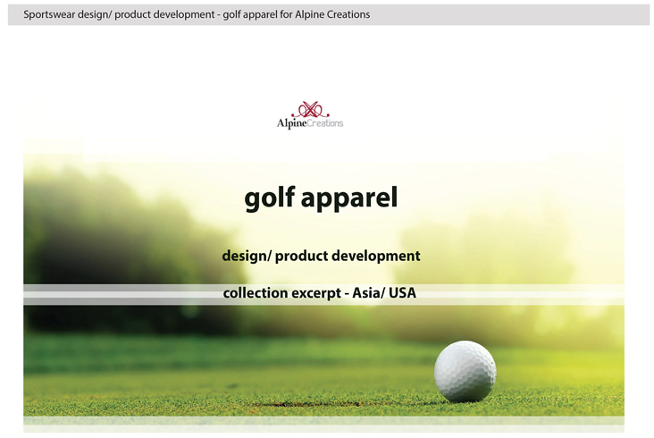 Golfbekleidungskollektion für Chase54 Singapore