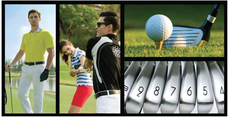 Golfbekleidungskollektion für Chase54 Singapore