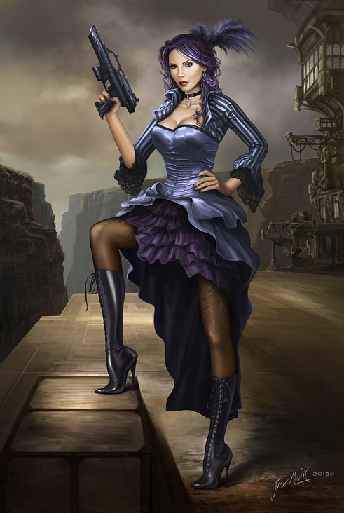 Steampunk Pirate Lady