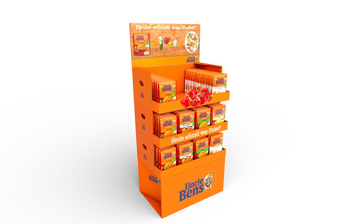 Uncle Ben´s™ Augmented Reality POS Display | Total