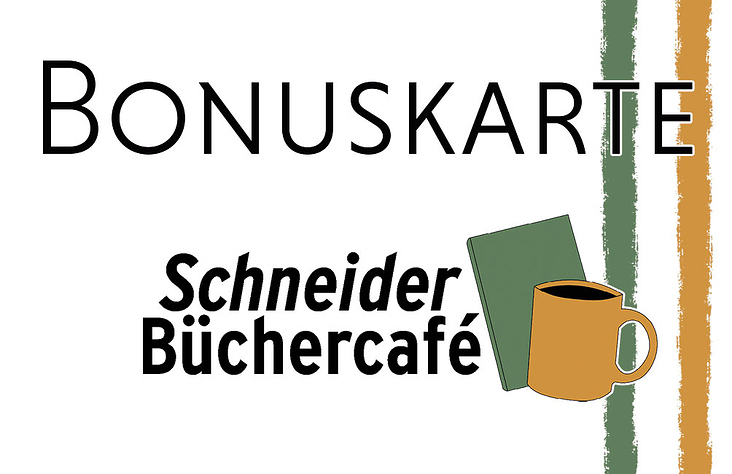 „Büchercafé Schneider“ Bonuskarte Vorderseite