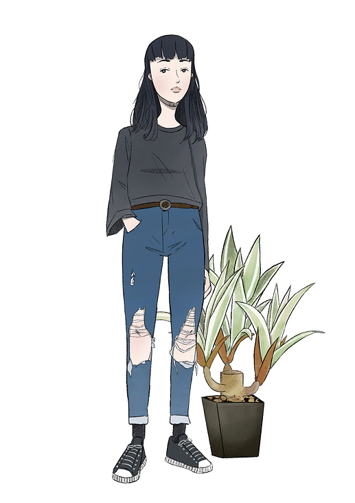 „Plant Girl Series“ 2