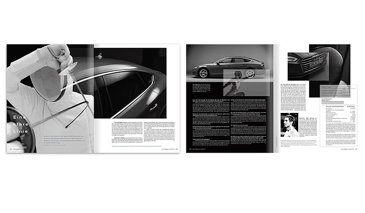 AUDI LIFE Ausgabe N°01/17 – „EINE KLARE LINIE“, AUDI A5 SPORTBACK  (copyright: Audi AG)