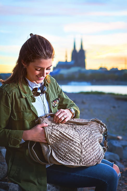 Lifestyle Shooting für Lieblingstasche