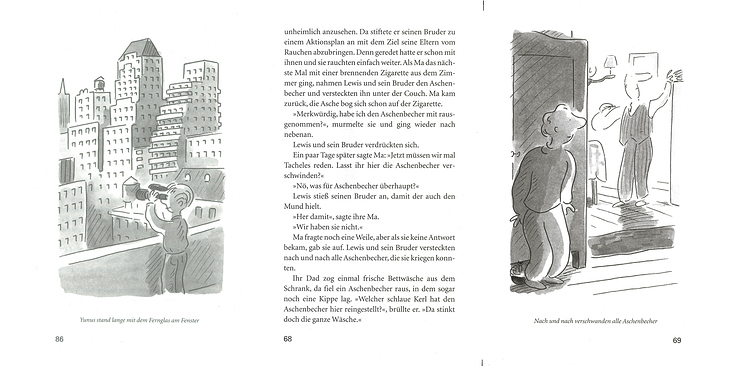 Illustrationen für Kinderbuch „Ein Buch für Yunus“ 
