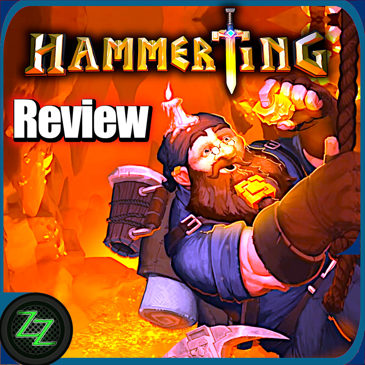 Cover für ein Review zum Spiel Hammerting – Umfangreicher Text-Content mit Video und Podcast