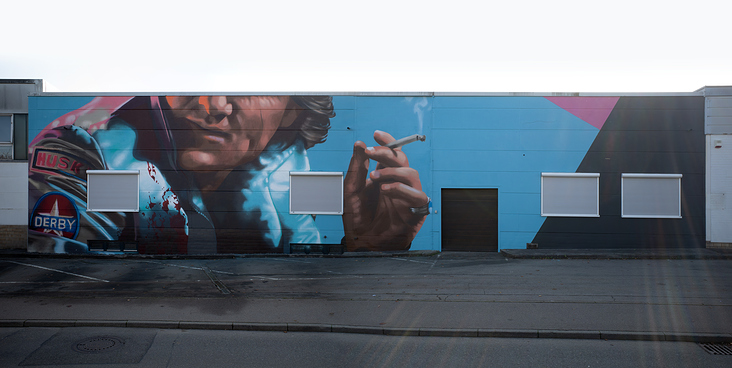 Stuntman Mike – Mural