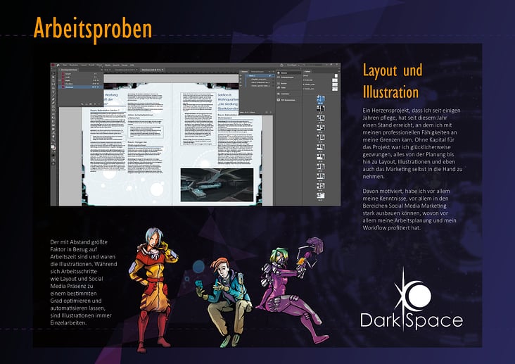 Layout und Illustration: Sci Fi Rollenspiel