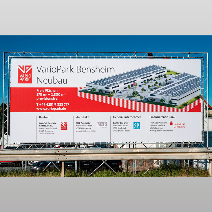 VarioPark-Bauschild, Bensheim (2020)