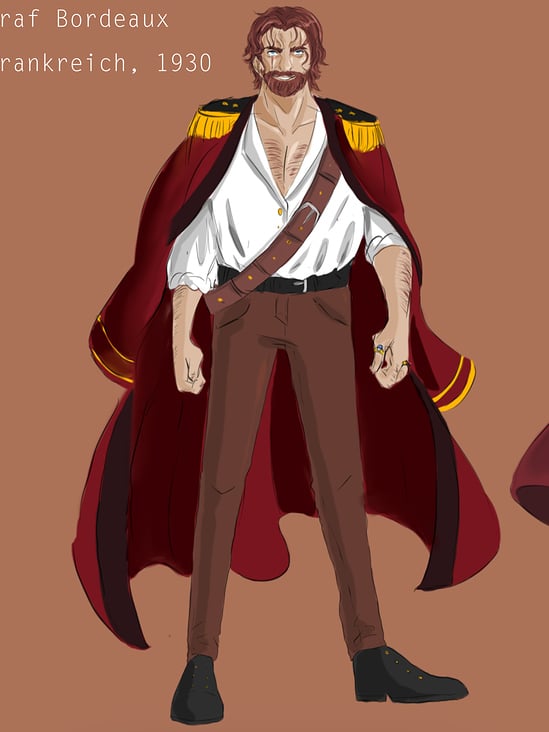 Charakterdesign Pirat