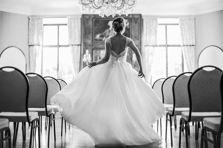 Hochzeitsreportage von Dorina Köbele-Milas – Brautfotoshooting