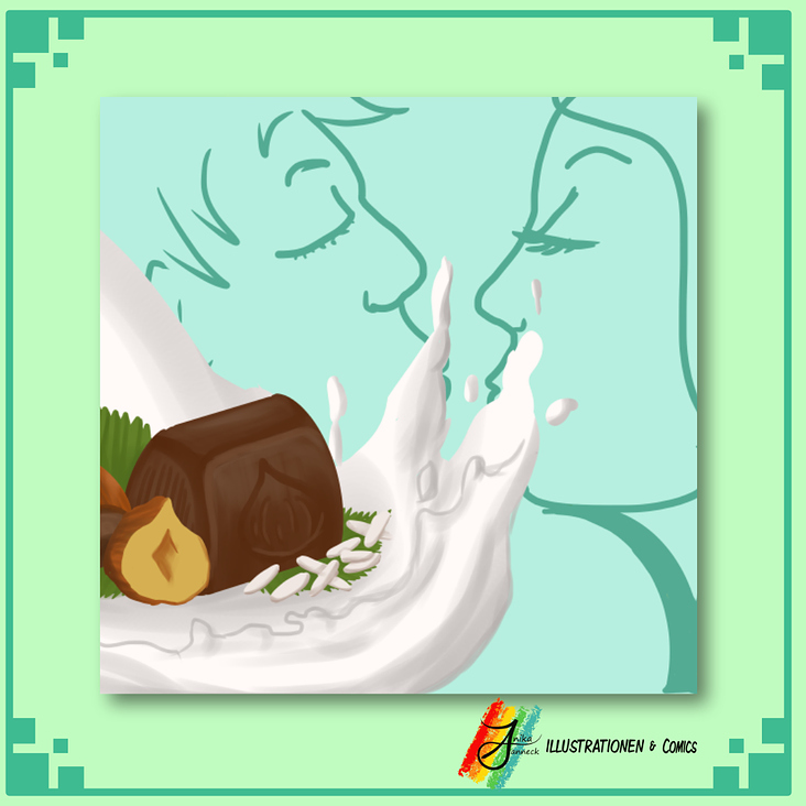 „bekannte Schokolade“ mit Reismilch