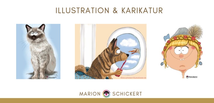 Illustratorin & Karikaturistin Marion Schickert