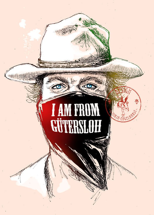 Illustration gegen Vorurteile: I am from Gütersloh