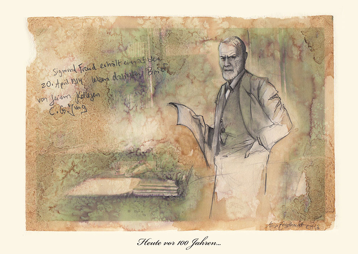 Kalender und Postkarten: Heute vor 100 Jahren – Sigmund Freud