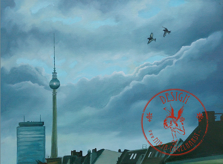 Berlin 2020, Öl auf Leinwand, 70×50 cm