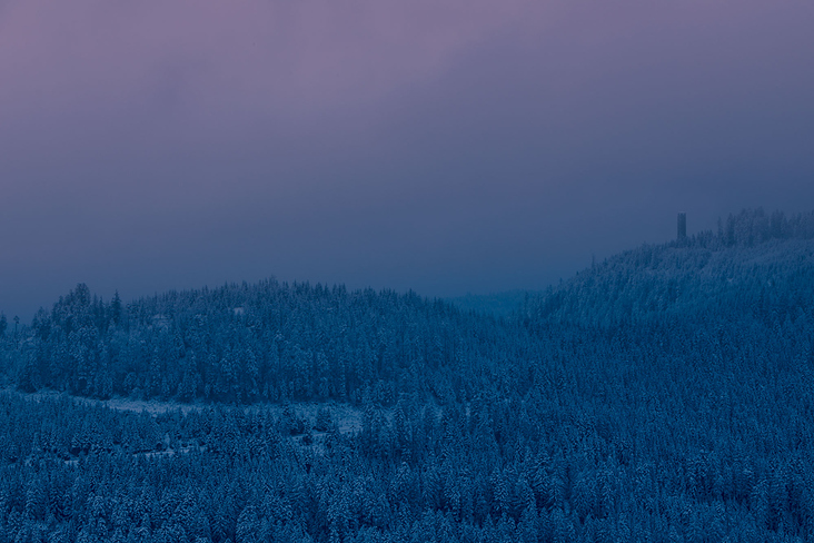 Das Abendlicht der luftigen Höhen