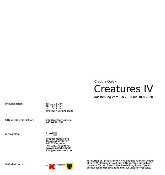 Einladung Creature IV 2