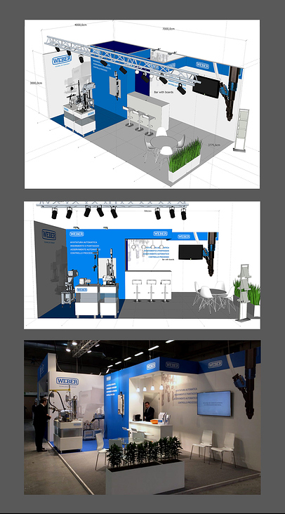 Weber Schraubautomaten GmbH – Messestand Design