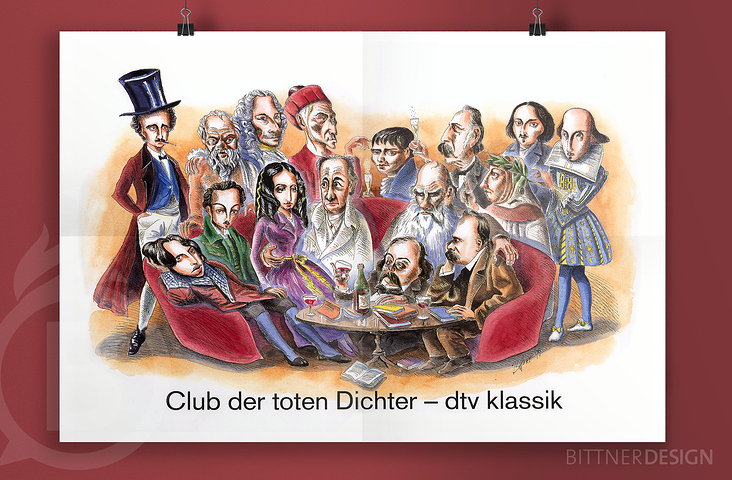 Plakat-Illustration – Club der toten Dichter