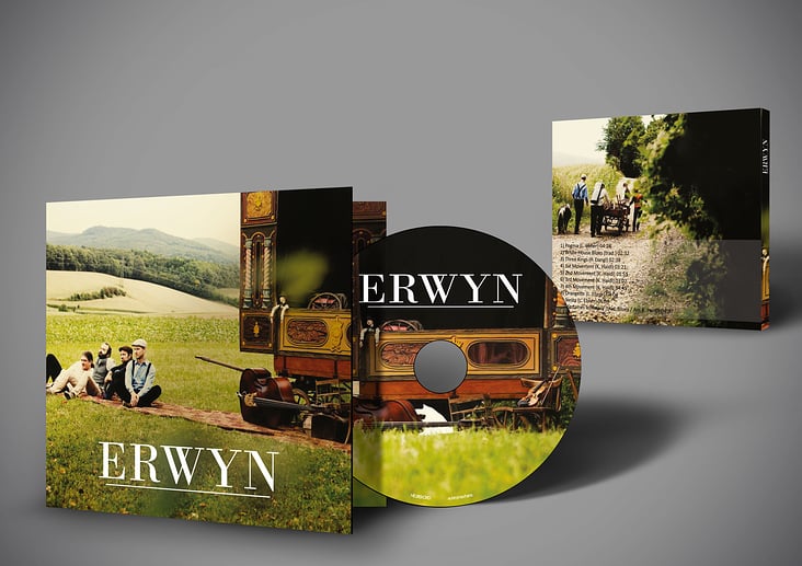 CD Coverdesign für Band Erwyn