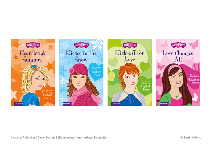 Editorial Design & Illustration I Bestseller English Books for Teenagers