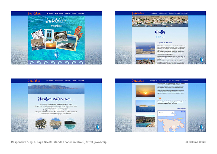 Webdesign & Coding I Greek Islands Travelblog