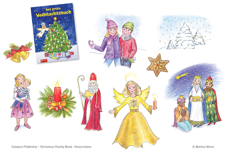 Illustrations I Christmas Family Book