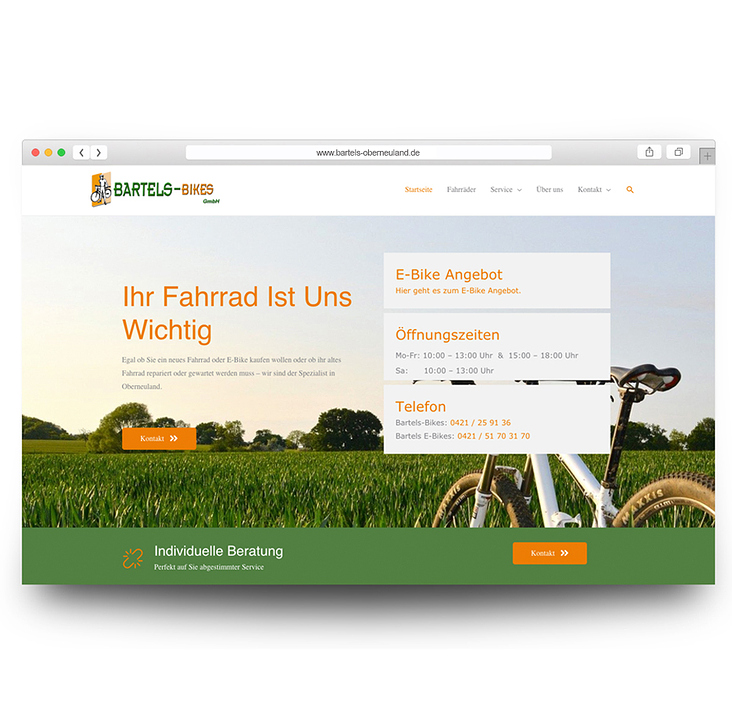 Website Bartels Bikes