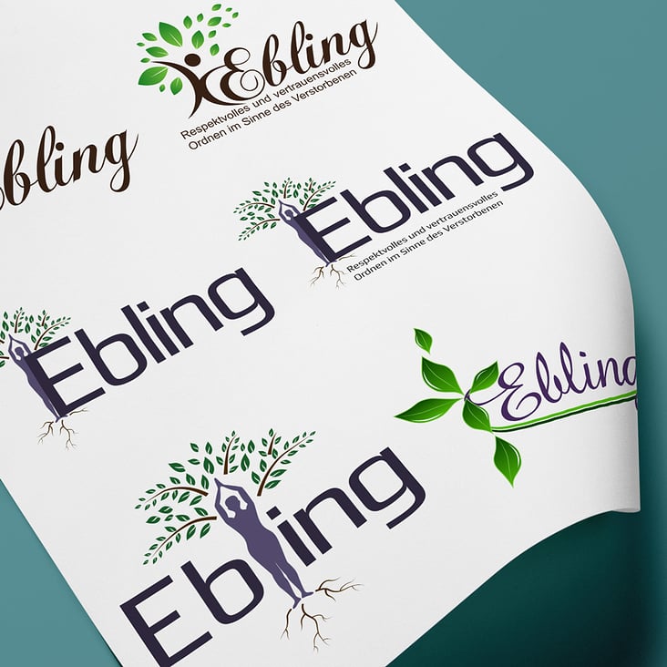 Logoentwicklung „Erbenermittlung Ebling“