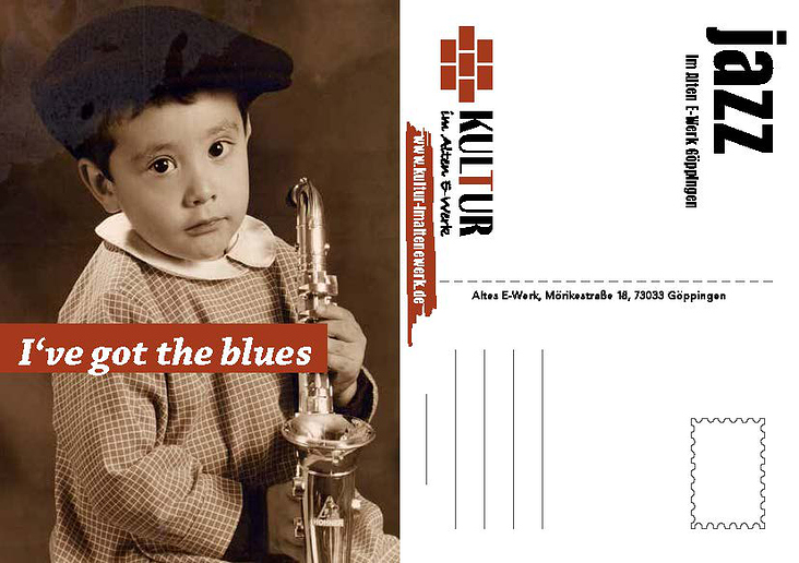 Postkarte Jazz
