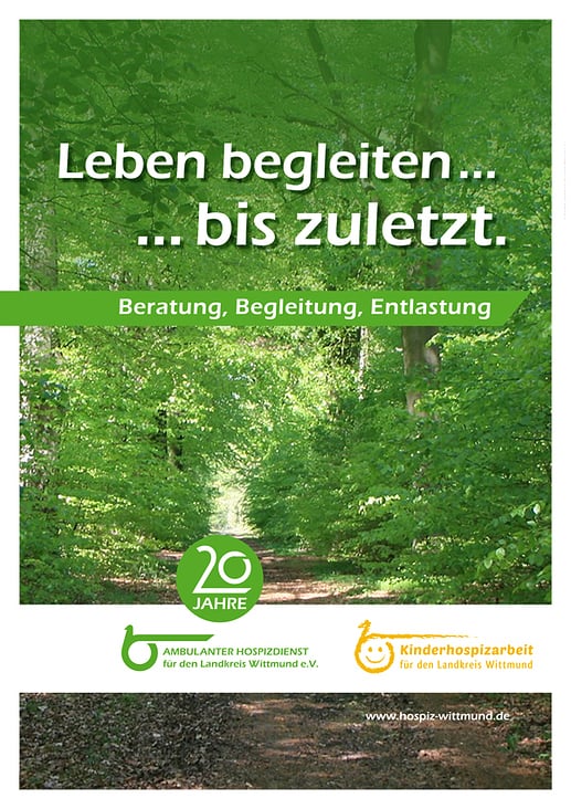 »Leben bis zuletzt« Plakat