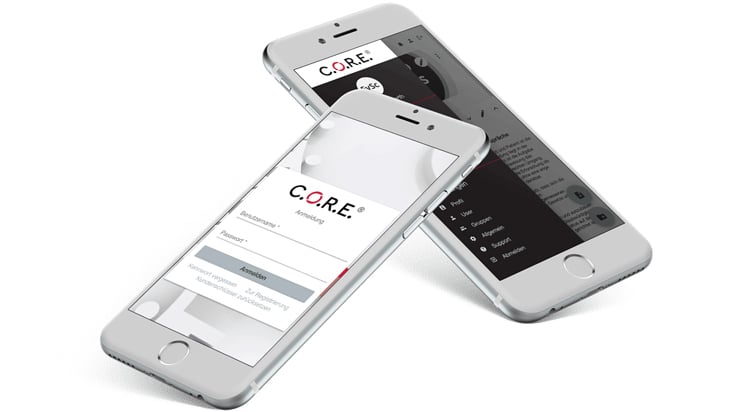 C.O.R.E.® Push-Kommunikation per App