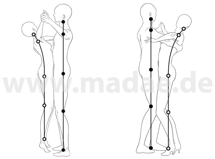 Buch-Illustration: The Art and Technique of Ballroom Dancing by Rudi Trautz, 2019