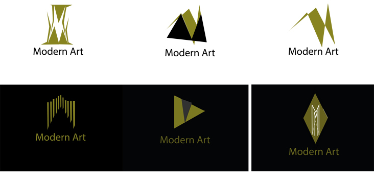 Logodesign für Modern art