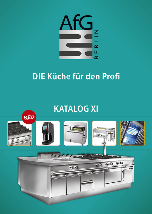 Katalog des Großküchenausstatters AfG Berlin