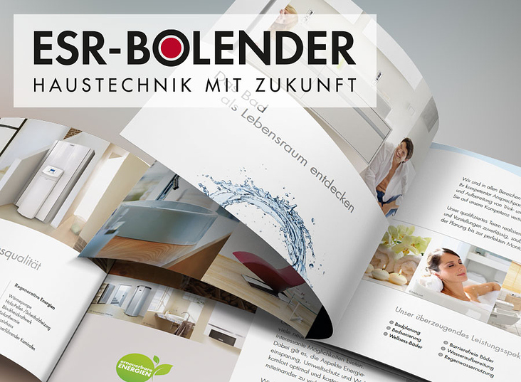 Image-Broschüre für ESR-BOLENDER Haustechnik