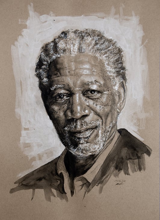 Morgan Freeman Portrait
