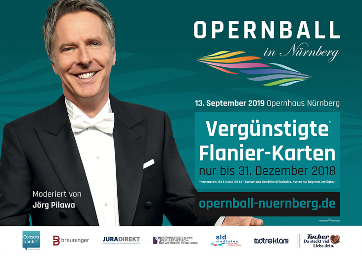 Opernball in Nürnberg Plakat