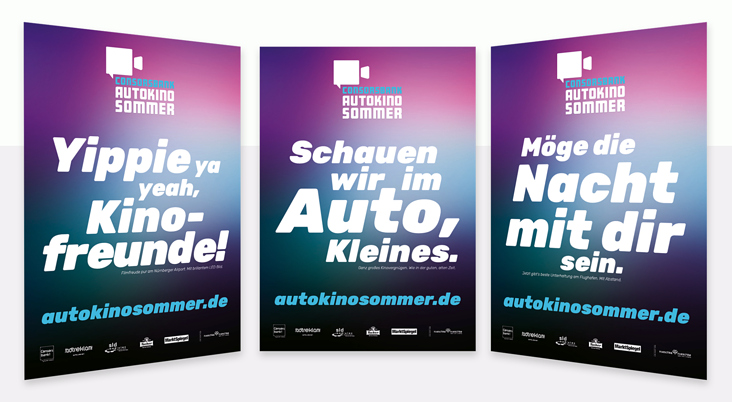 Consorsbank Autokino-Sommer Plakate