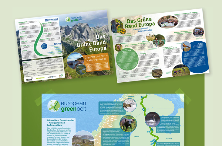 Bund Naturschutz Faltposter European Green Belt