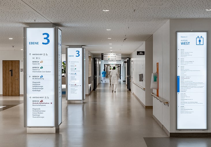 Rhön Klinikum Bad Neustadt: Flur