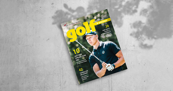 Cover des Golf und Business Magazins 01/2021