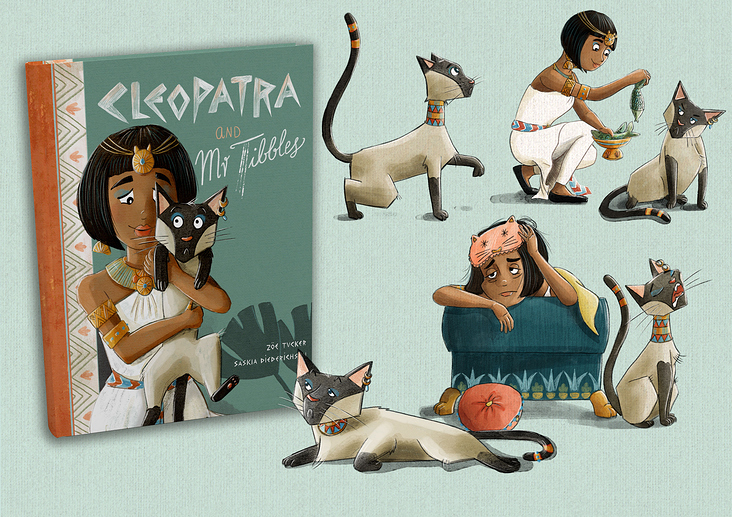 Cleopatra & MrTibbles (Text: ©Zoe Tucker)