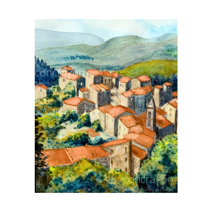 Korsisches Dorf