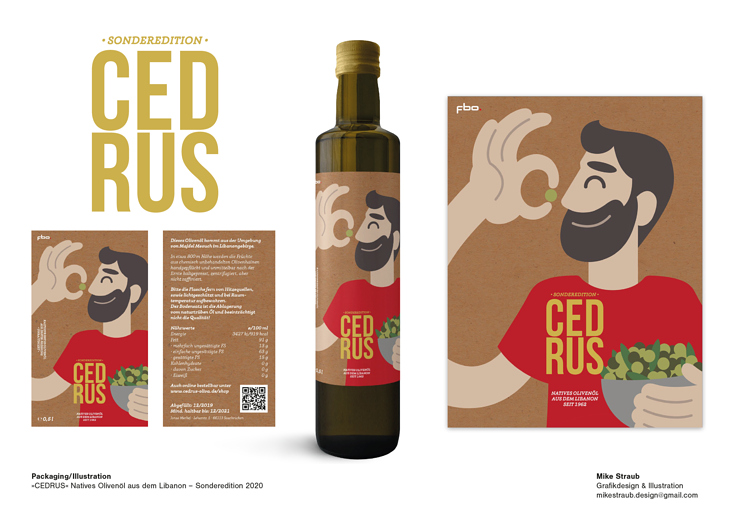 »CEDRUS – Natives Olivenöl aus dem Libanon (Sonderedition 2020 für FBO.)«
